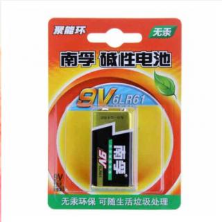 南孚9V碱性电池1节 万用表叠层方型电池 话筒玩具遥控器电池